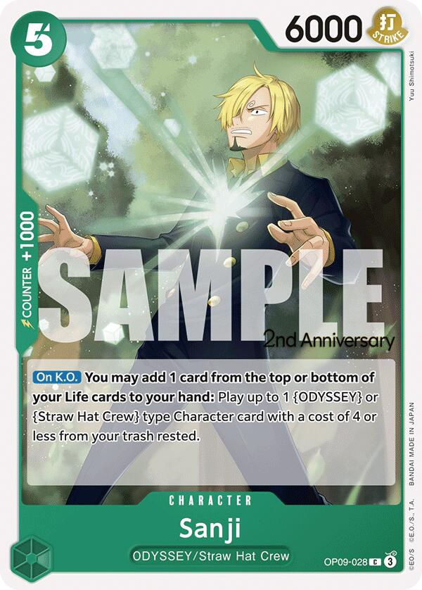 Sanji [Emperors in the New World: 2nd Anniversary Tournament Cards] | Shuffle n Cut Hobbies & Games