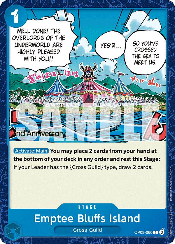 Emptee Bluffs Island [Emperors in the New World: 2nd Anniversary Tournament Cards] | Shuffle n Cut Hobbies & Games