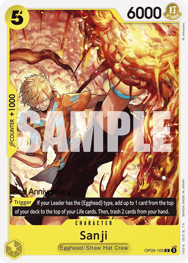 Sanji [Emperors in the New World: 2nd Anniversary Tournament Cards] | Shuffle n Cut Hobbies & Games