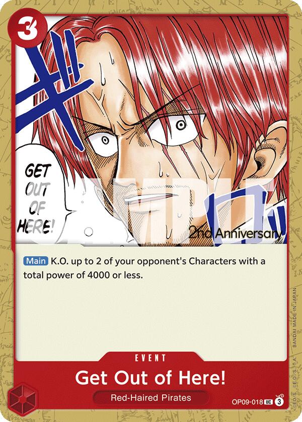 Get Out of Here! [Emperors in the New World: 2nd Anniversary Tournament Cards] | Shuffle n Cut Hobbies & Games
