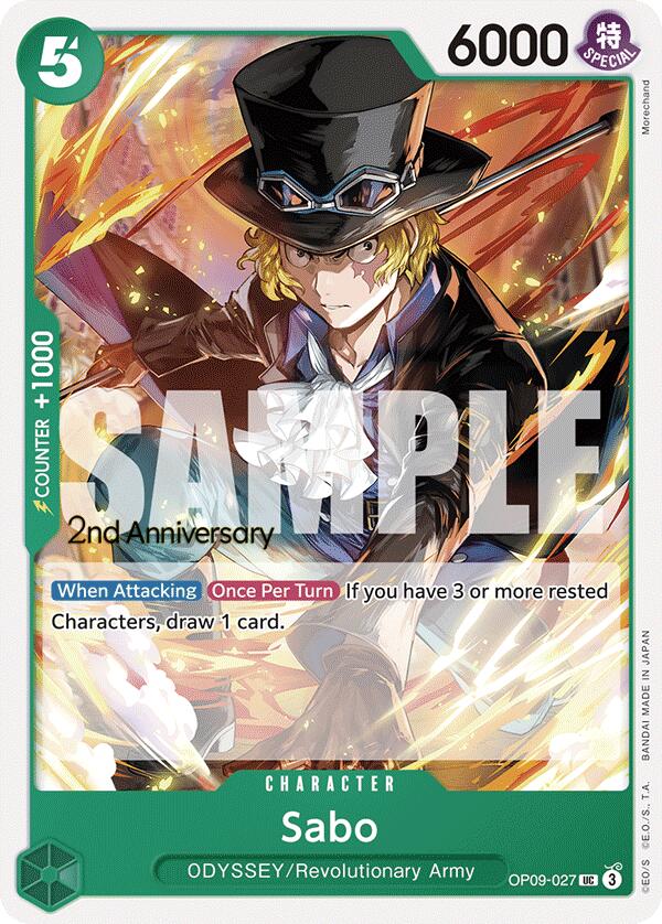 Sabo [Emperors in the New World: 2nd Anniversary Tournament Cards] | Shuffle n Cut Hobbies & Games