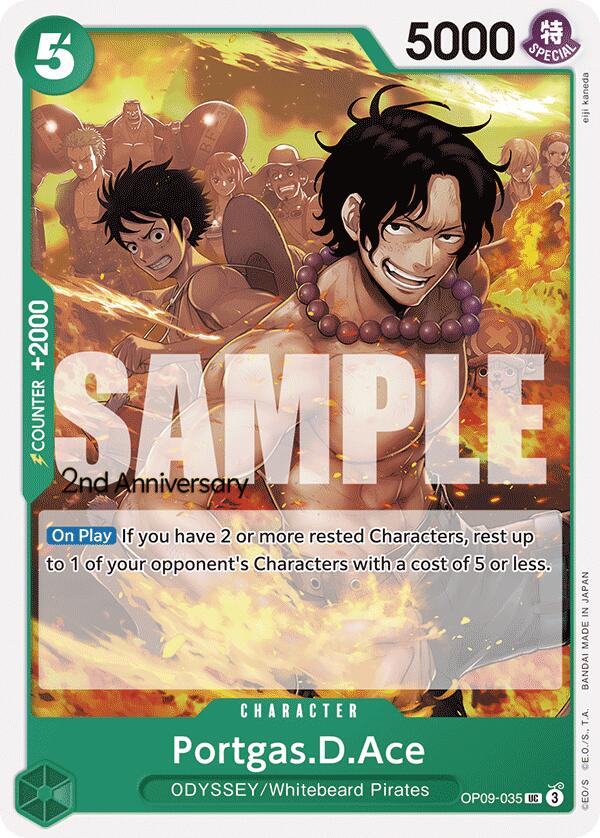 Portgas.D.Ace [Emperors in the New World: 2nd Anniversary Tournament Cards] | Shuffle n Cut Hobbies & Games