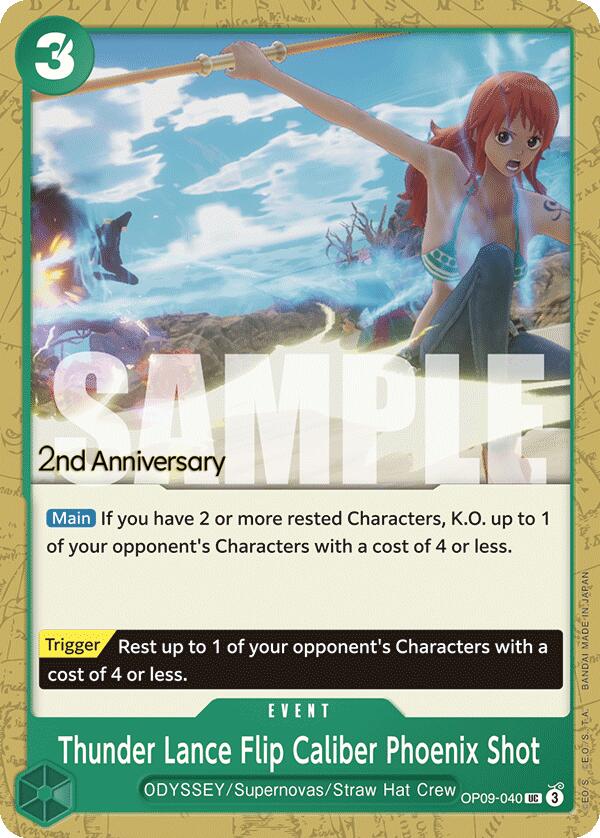 Thunder Lance Flip Caliber Phoenix Shot [Emperors in the New World: 2nd Anniversary Tournament Cards] | Shuffle n Cut Hobbies & Games