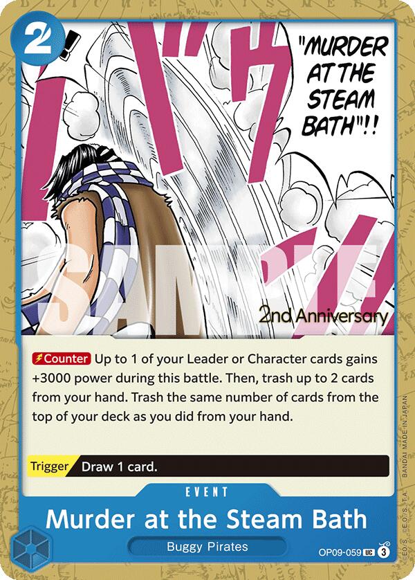 Murder at the Steam Bath [Emperors in the New World: 2nd Anniversary Tournament Cards] | Shuffle n Cut Hobbies & Games