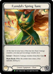 Fabric of Spring // Fyendal's Spring Tunic [LSS011] (Promo)  Cold Foil | Shuffle n Cut Hobbies & Games