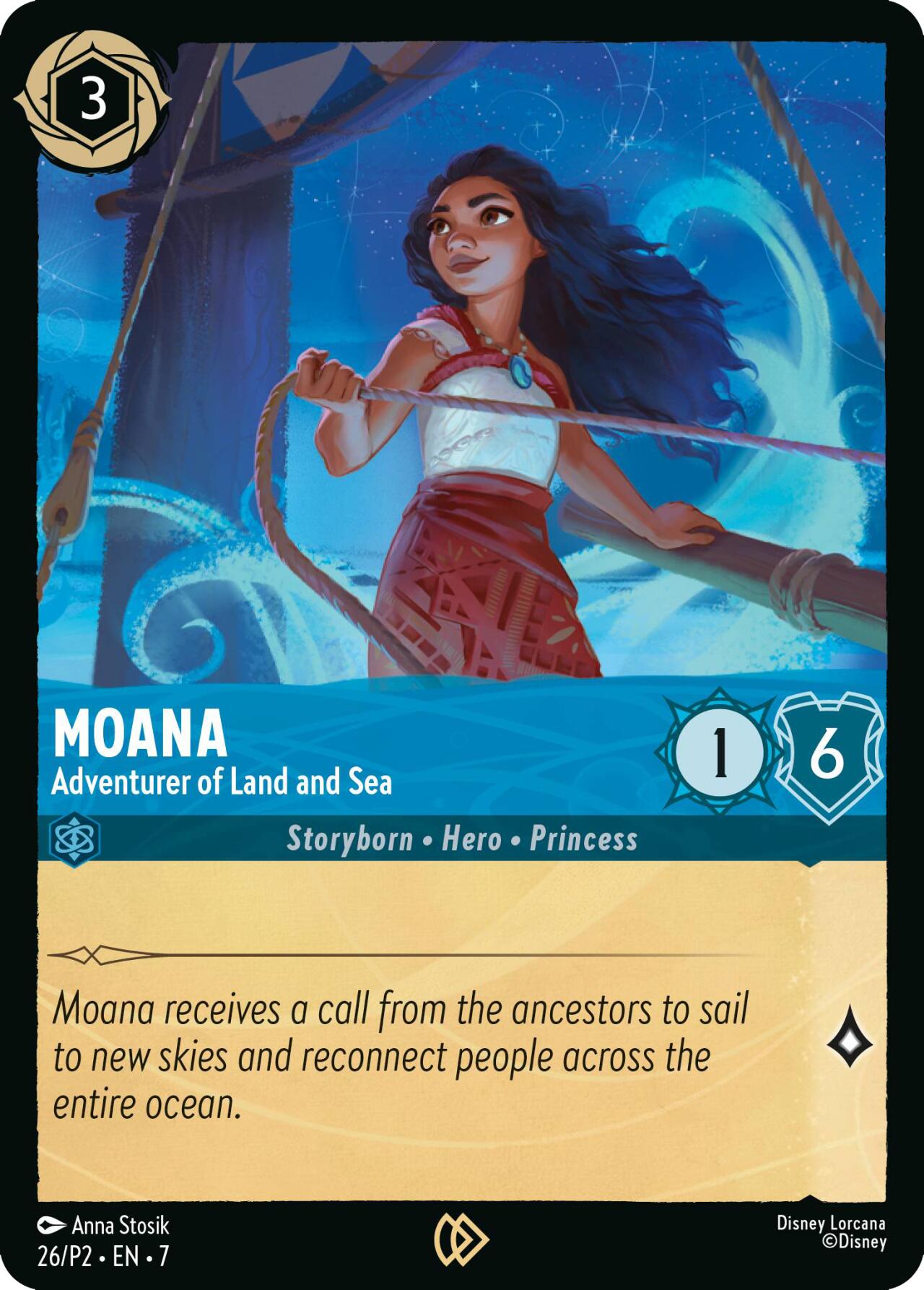 Moana - Adventurer of Land and Sea (26) [Promo Cards] | Shuffle n Cut Hobbies & Games