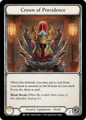 Fabric of Providence // Crown of Providence [LSS013] (Promo)  Cold Foil | Shuffle n Cut Hobbies & Games