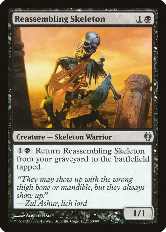 Reassembling Skeleton [Duel Decks: Izzet vs. Golgari] | Shuffle n Cut Hobbies & Games