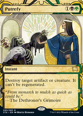 Putrefy (Foil Etched) [Strixhaven: Mystical Archive] | Shuffle n Cut Hobbies & Games