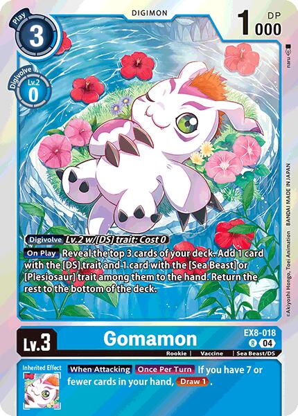 Gomamon [EX8-018] [Chain of Liberation] | Shuffle n Cut Hobbies & Games