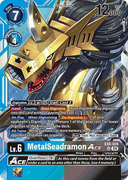 MetalSeadramon ACE [EX8-026] [Chain of Liberation] | Shuffle n Cut Hobbies & Games