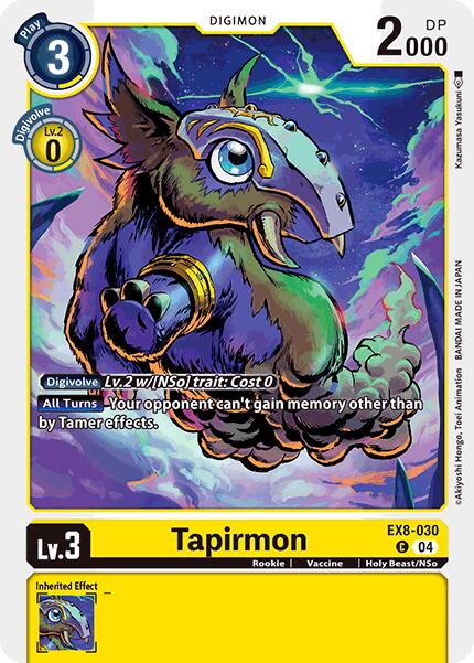 Tapirmon [EX8-030] [Chain of Liberation] | Shuffle n Cut Hobbies & Games