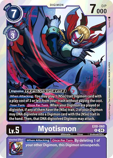 Myotismon [EX8-060] [Chain of Liberation] | Shuffle n Cut Hobbies & Games