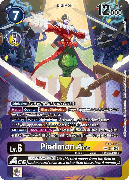 Piedmon ACE [EX8-062] (Textured) [Chain of Liberation] | Shuffle n Cut Hobbies & Games