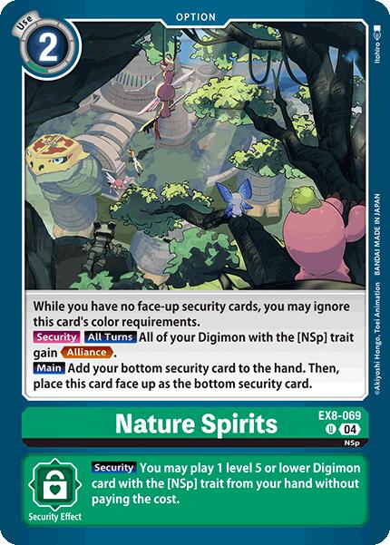 Nature Spirits [EX8-069] [Chain of Liberation] | Shuffle n Cut Hobbies & Games