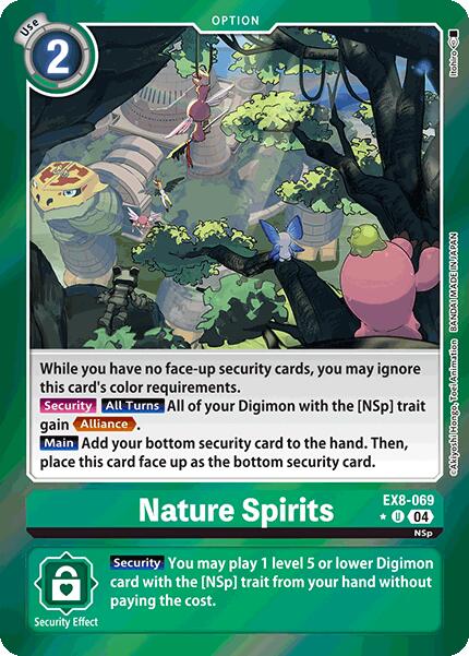Nature Spirits [EX8-069] (Limited Foil) [Chain of Liberation] | Shuffle n Cut Hobbies & Games