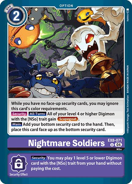 Nightmare Soldiers [EX8-071] [Chain of Liberation] | Shuffle n Cut Hobbies & Games