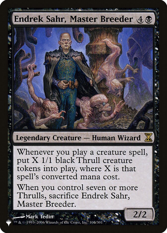 Endrek Sahr, Master Breeder [The List] | Shuffle n Cut Hobbies & Games