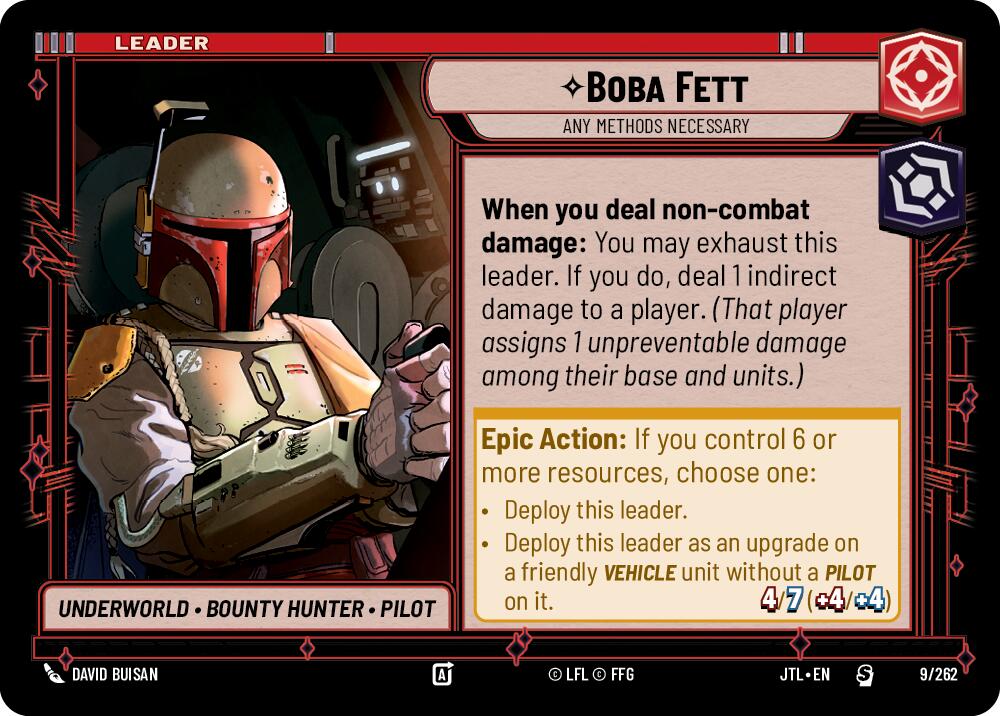 Boba Fett - Any Methods Necessary (009/262) (009/257) [Jump to Lightspeed] | Shuffle n Cut Hobbies & Games