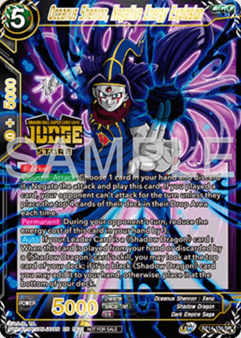 Oceanus Shenron, Negative Energy Explosion (Judge Pack Vol.16) (Store) (BT14-135) [Tournament Promotion Cards] | Shuffle n Cut Hobbies & Games