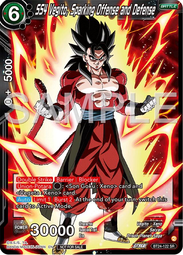 SS4 Vegito, Sparking Offense and Defense (Championship 2024 Finals Pack) (BT24-122) [Tournament Promotion Cards] | Shuffle n Cut Hobbies & Games