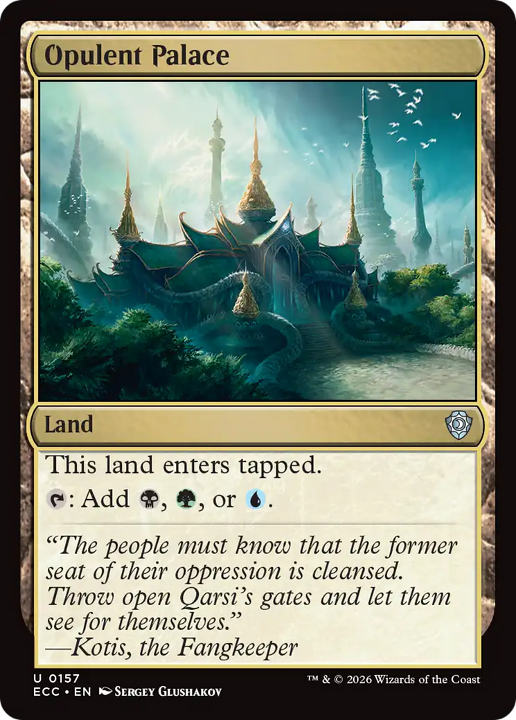 Opulent Palace [Lorwyn Eclipsed Commander] | Shuffle n Cut Hobbies & Games