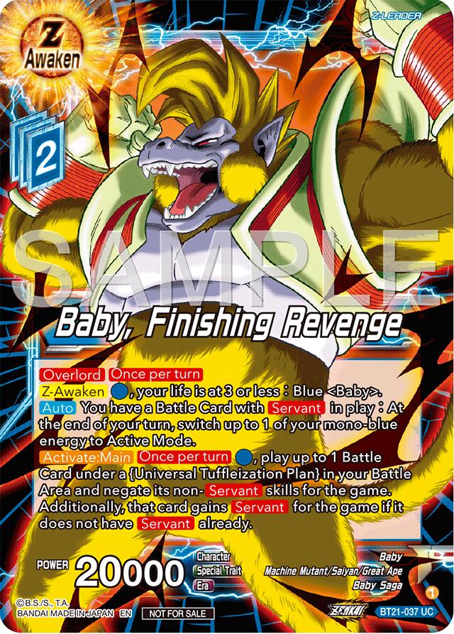 Baby, Finishing Revenge (Championship 2024 Finals Zenkai Pack) (BT21-037) [Tournament Promotion Cards] | Shuffle n Cut Hobbies & Games