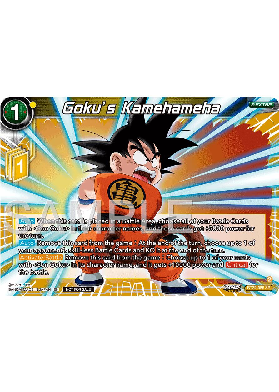 Goku's Kamehameha (Championship 2024 Finals Zenkai Pack) (BT22-086) [Tournament Promotion Cards] | Shuffle n Cut Hobbies & Games