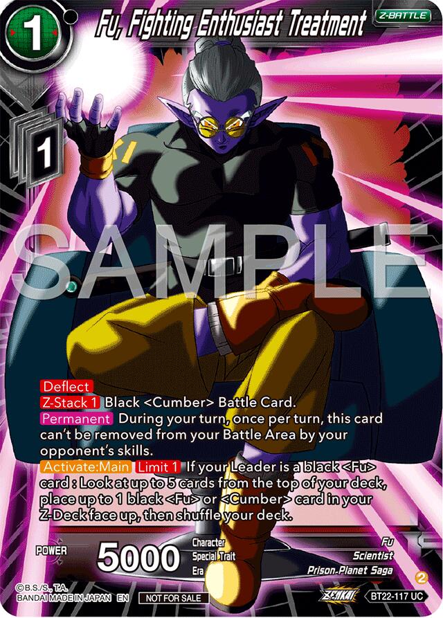 Fu, Fighting Enthusiast Treatment (Championship 2024 Finals Zenkai Pack) (BT22-117) [Tournament Promotion Cards] | Shuffle n Cut Hobbies & Games