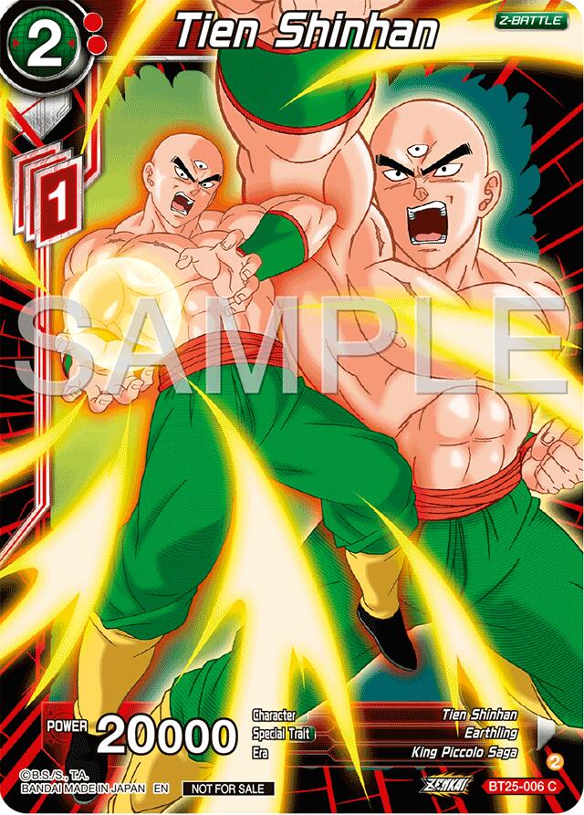 Tien Shinhan (Championship 2024 Finals Zenkai Pack) (BT25-006) [Tournament Promotion Cards] | Shuffle n Cut Hobbies & Games