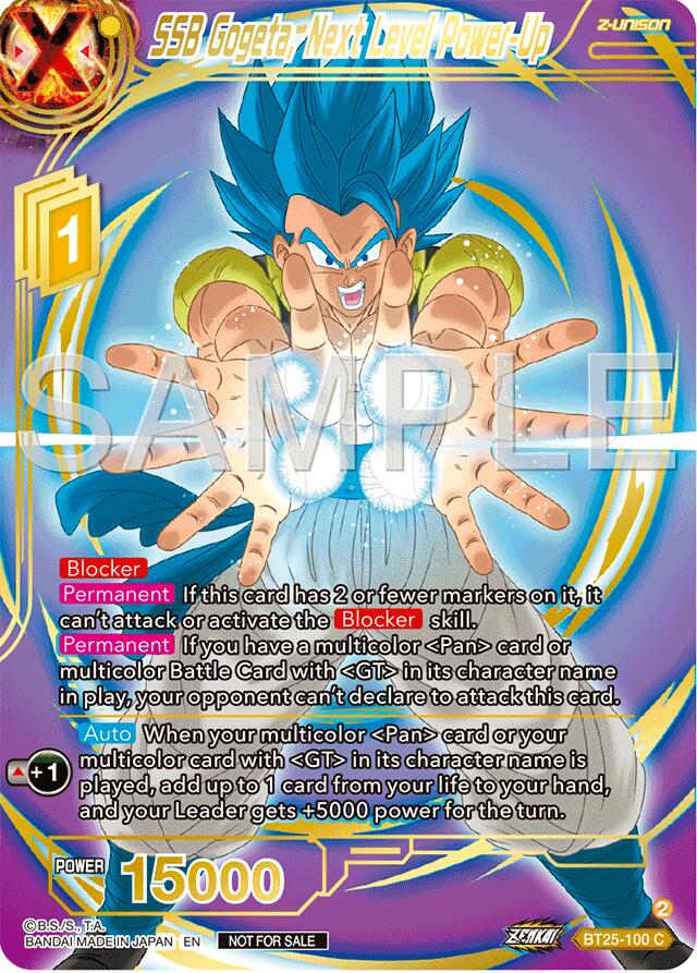 SSB Gogeta, Next Level Power-Up (Championship 2024 Finals Zenkai Pack) (Gold Stamped) (BT25-100) [Tournament Promotion Cards] | Shuffle n Cut Hobbies & Games