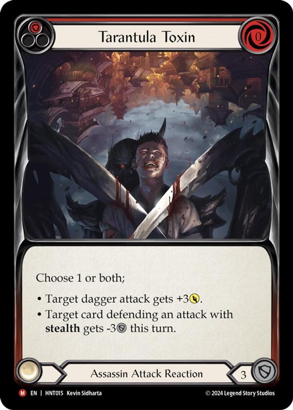 Tarantula Toxin [HNT015] (The Hunted)  Rainbow Foil | Shuffle n Cut Hobbies & Games