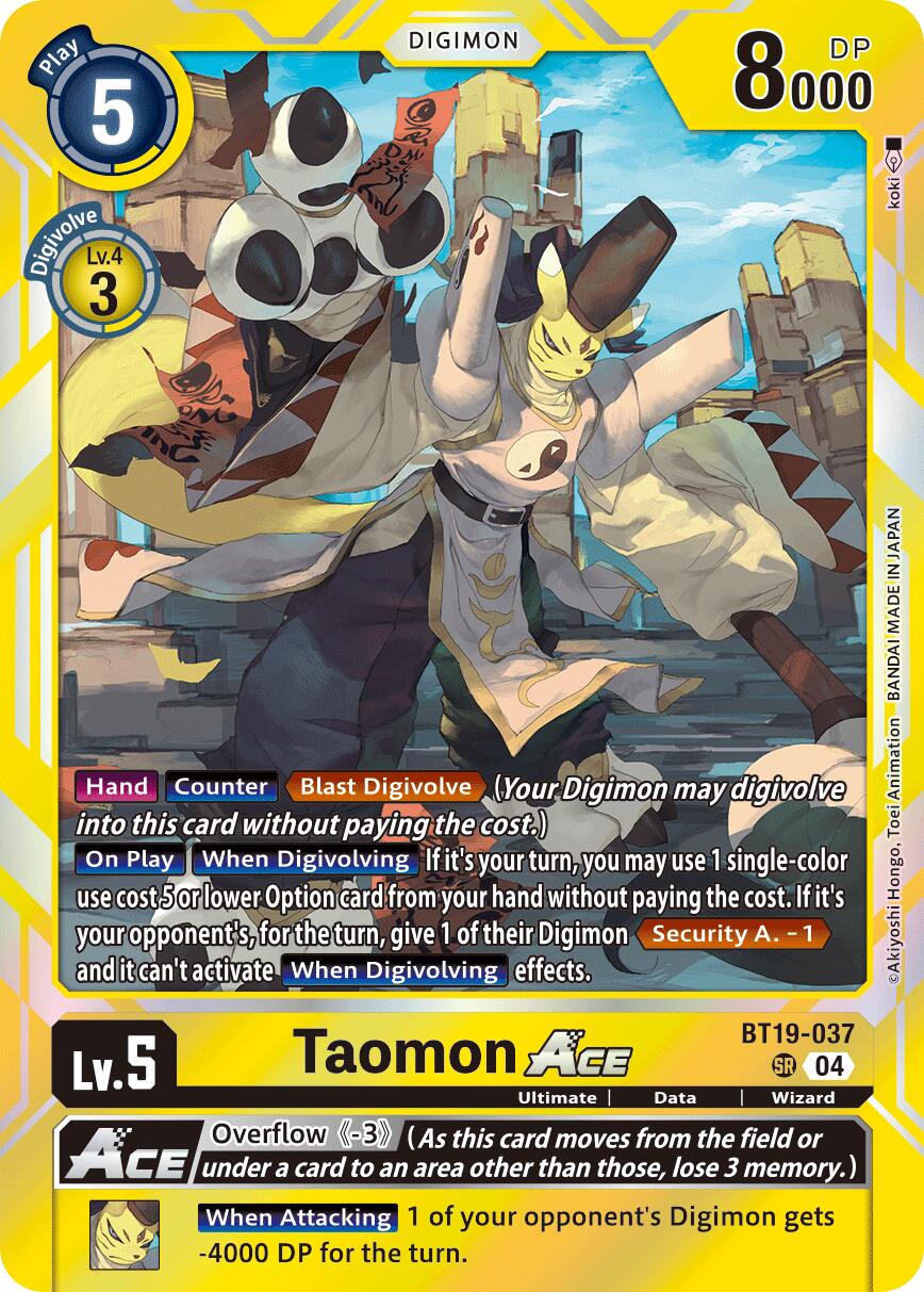 Taomon ACE [BT19-037] [Release Special Booster Ver.2.5] | Shuffle n Cut Hobbies & Games