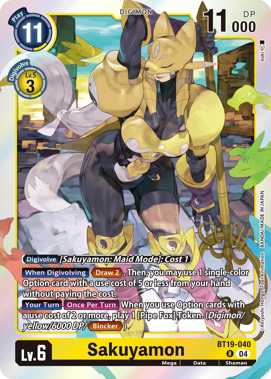 Sakuyamon [BT19-040] [Release Special Booster Ver.2.5] | Shuffle n Cut Hobbies & Games