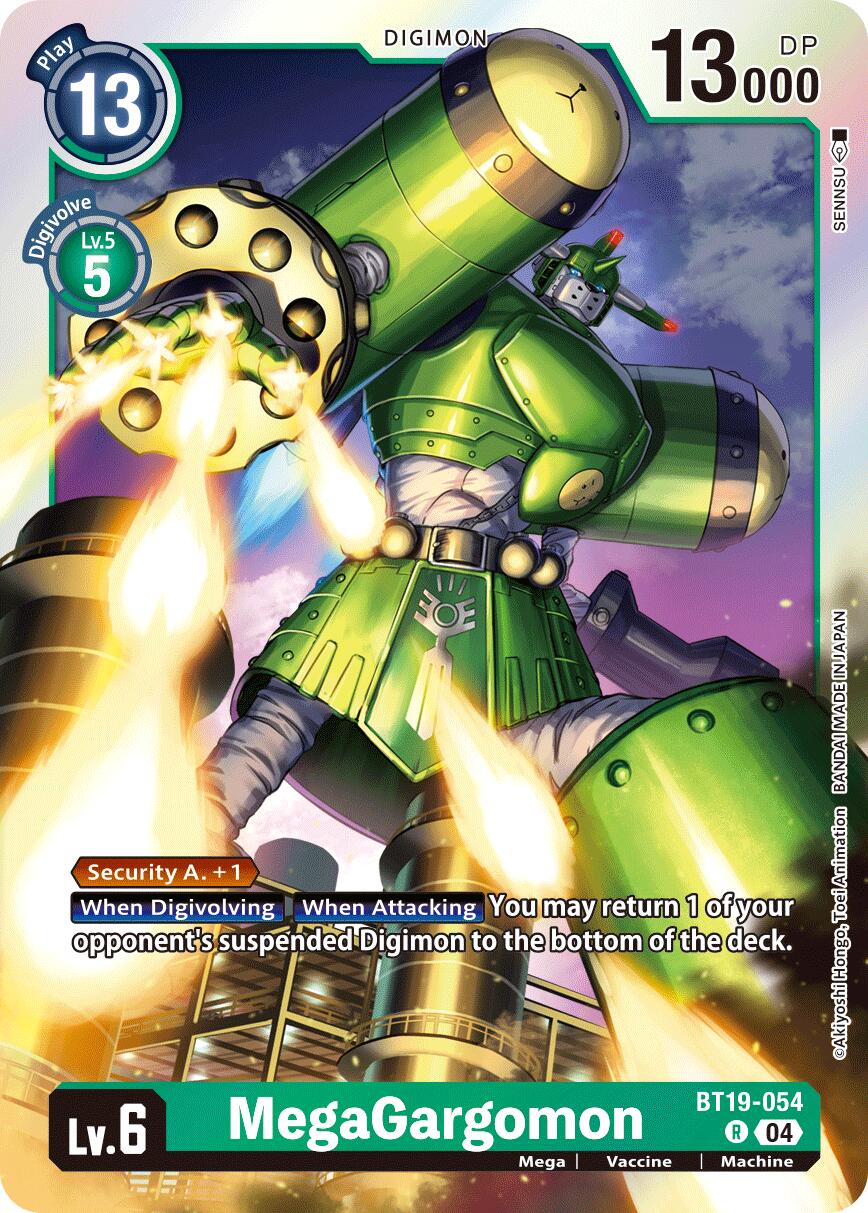 MegaGargomon [BT19-054] [Release Special Booster Ver.2.5] | Shuffle n Cut Hobbies & Games