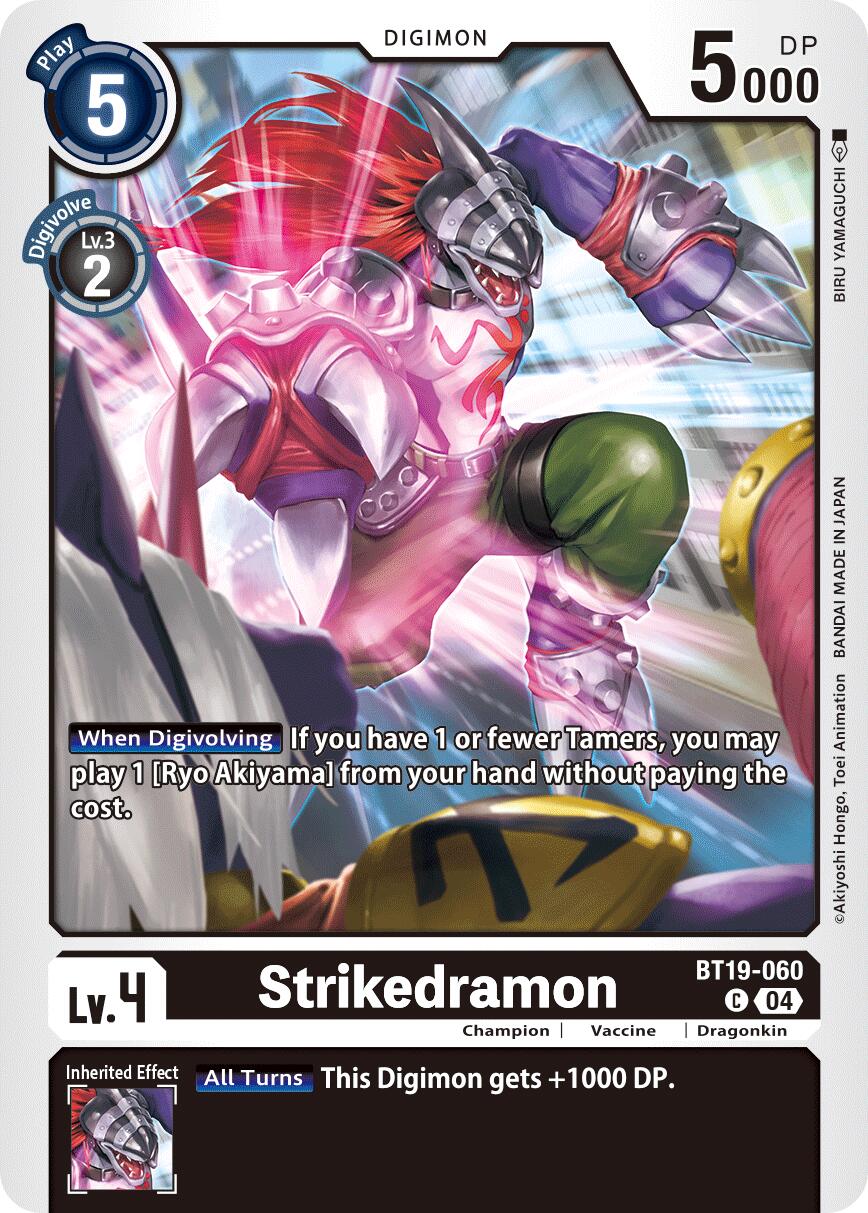 Strikedramon [BT19-060] [Release Special Booster Ver.2.5] | Shuffle n Cut Hobbies & Games