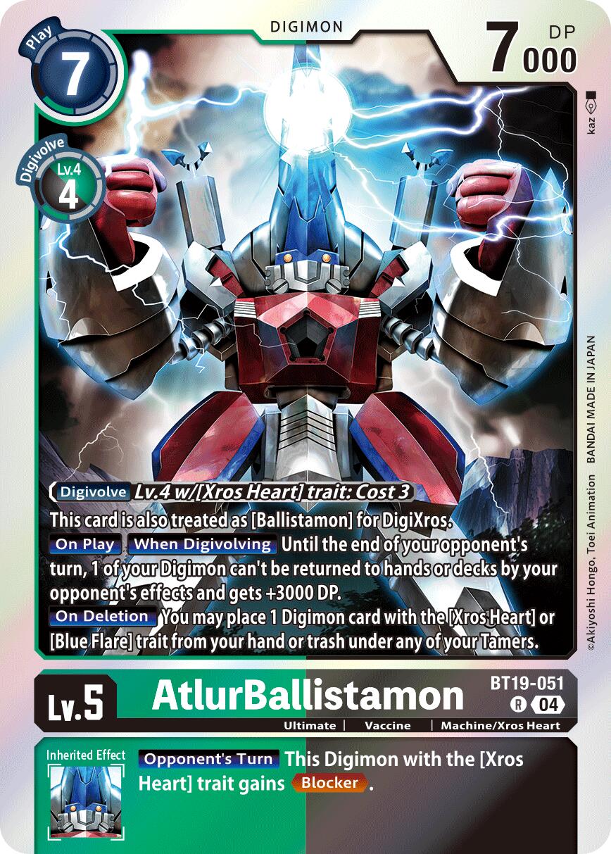 AtlurBallistamon [BT19-051] [Release Special Booster Ver.2.5] | Shuffle n Cut Hobbies & Games