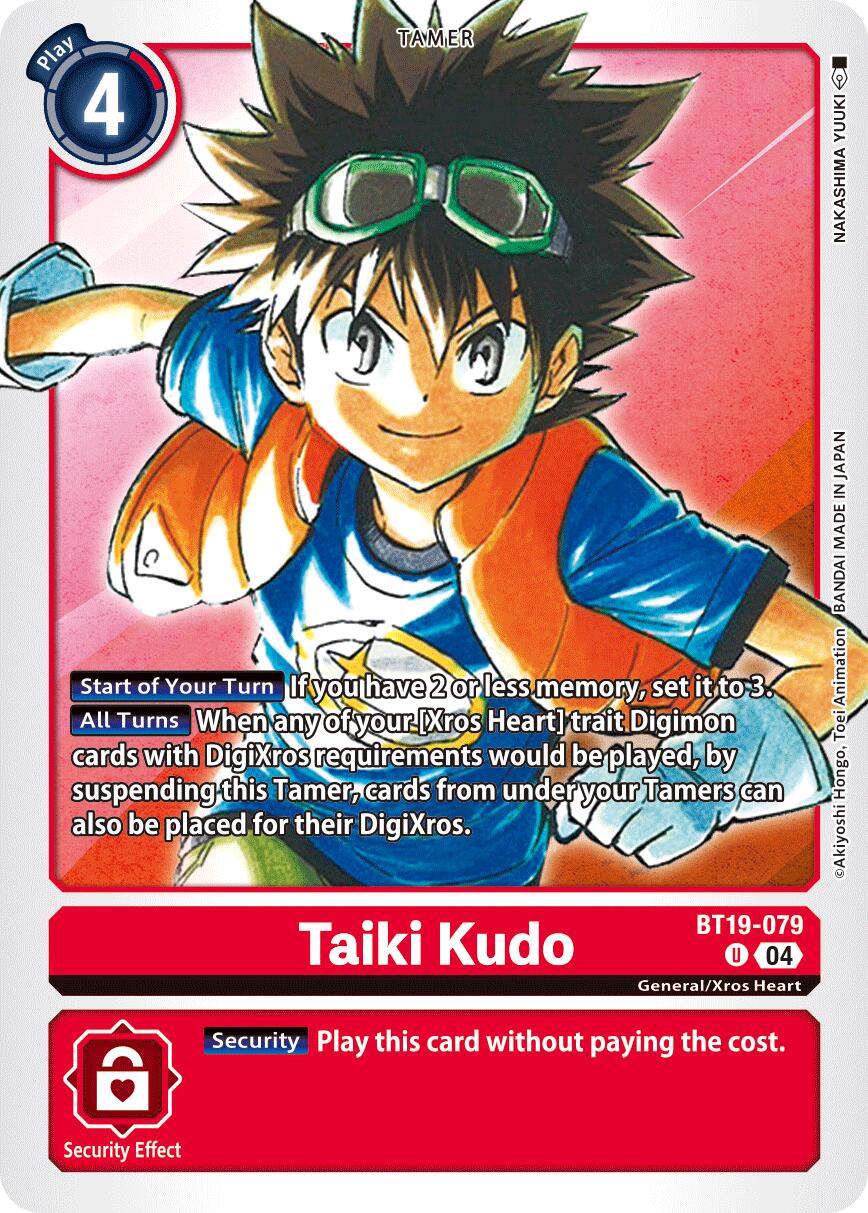 Taiki Kudo [BT19-079] [Release Special Booster Ver.2.5] | Shuffle n Cut Hobbies & Games