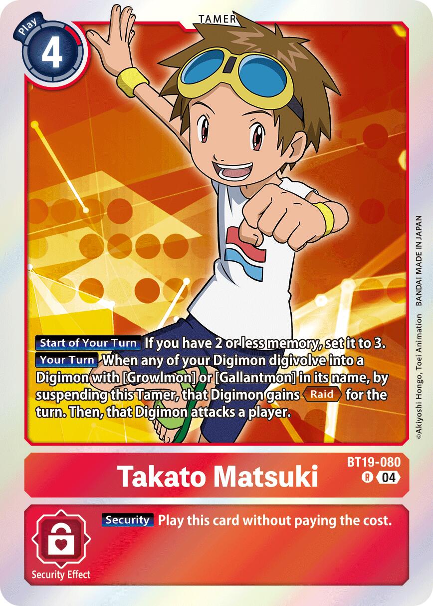 Takato Matsuki [BT19-080] [Release Special Booster Ver.2.5] | Shuffle n Cut Hobbies & Games