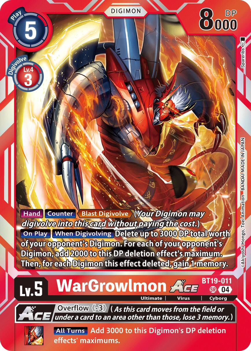 WarGrowlmon ACE [BT19-011] [Release Special Booster Ver.2.5] | Shuffle n Cut Hobbies & Games