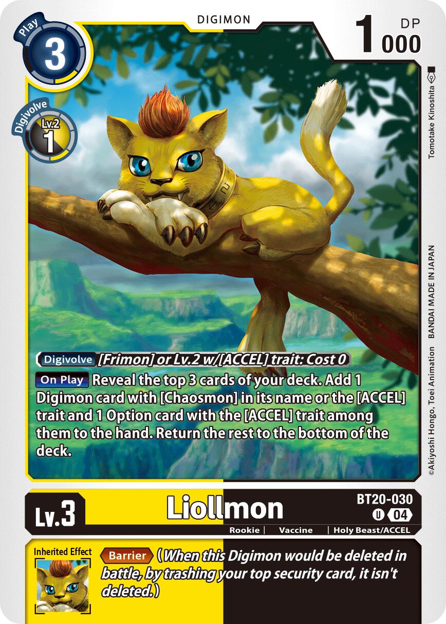 Liollmon [BT20-030] - BT20-030 [Release Special Booster Ver.2.5] | Shuffle n Cut Hobbies & Games