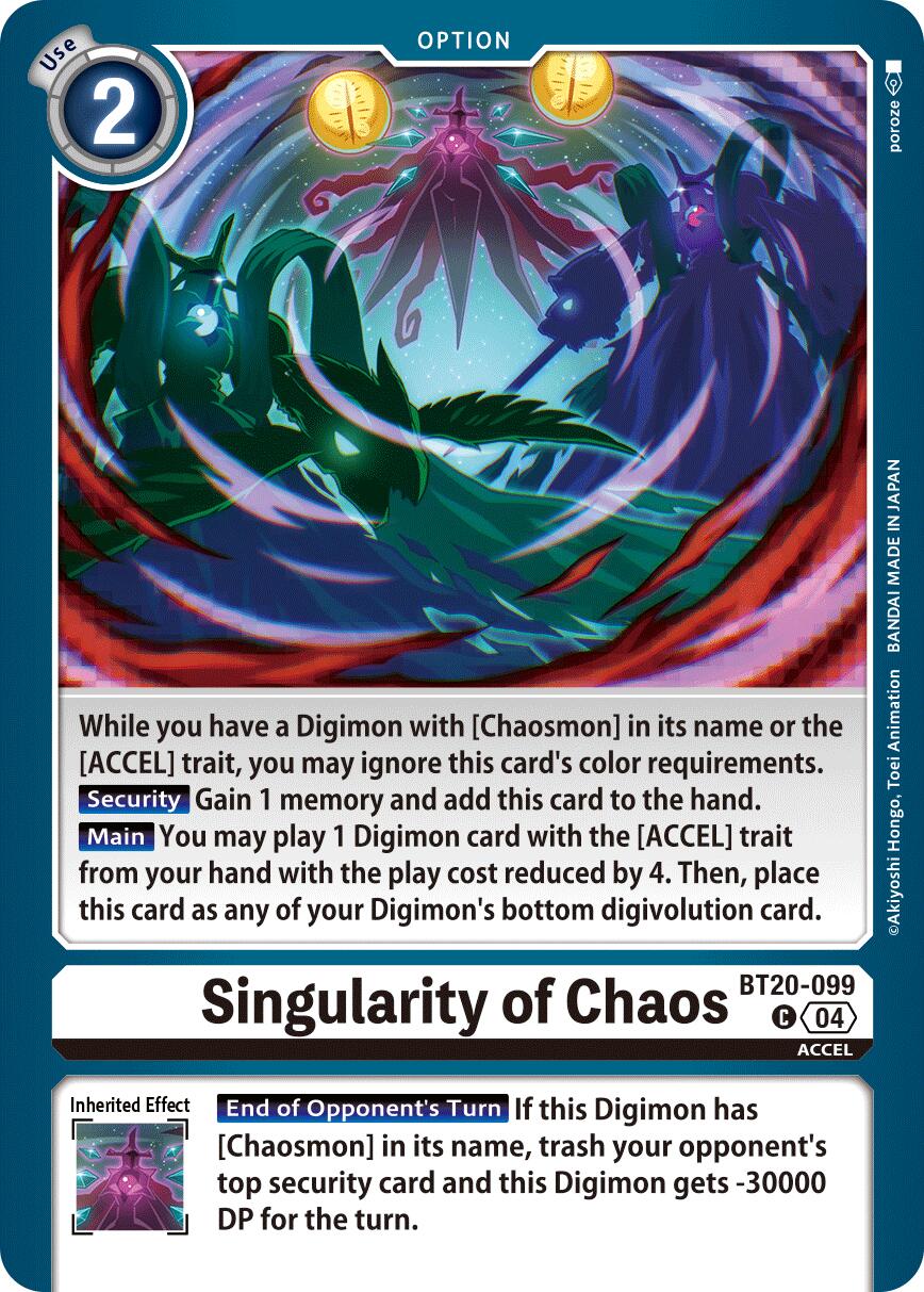 Singularity of Chaos [BT20-099] [Release Special Booster Ver.2.5] | Shuffle n Cut Hobbies & Games