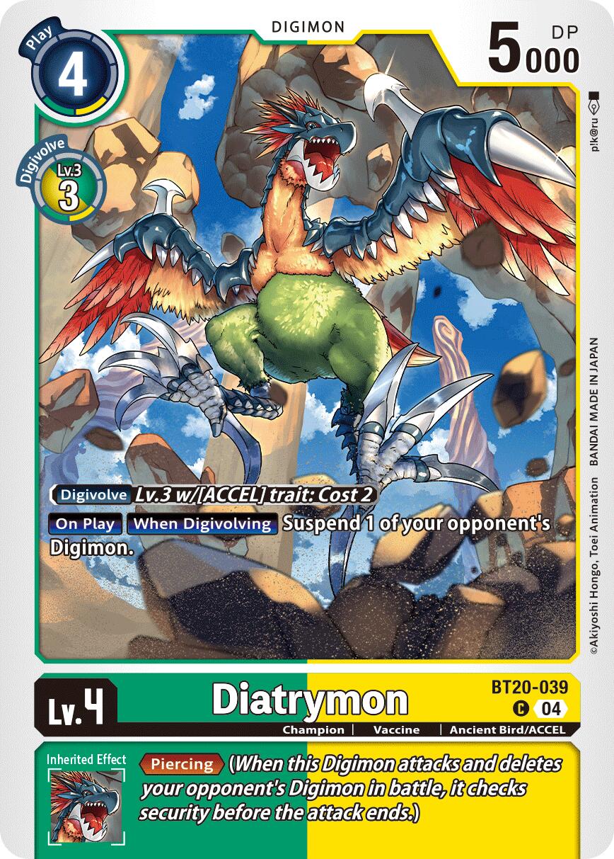 Diatrymon [BT20-039] [Release Special Booster Ver.2.5] | Shuffle n Cut Hobbies & Games