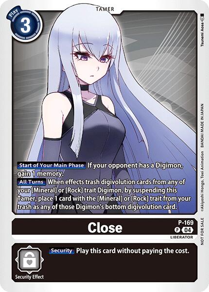 Close [P-169] (Store Tournament 2025 Vo.1 Participation Pack) [Promotional Cards] | Shuffle n Cut Hobbies & Games