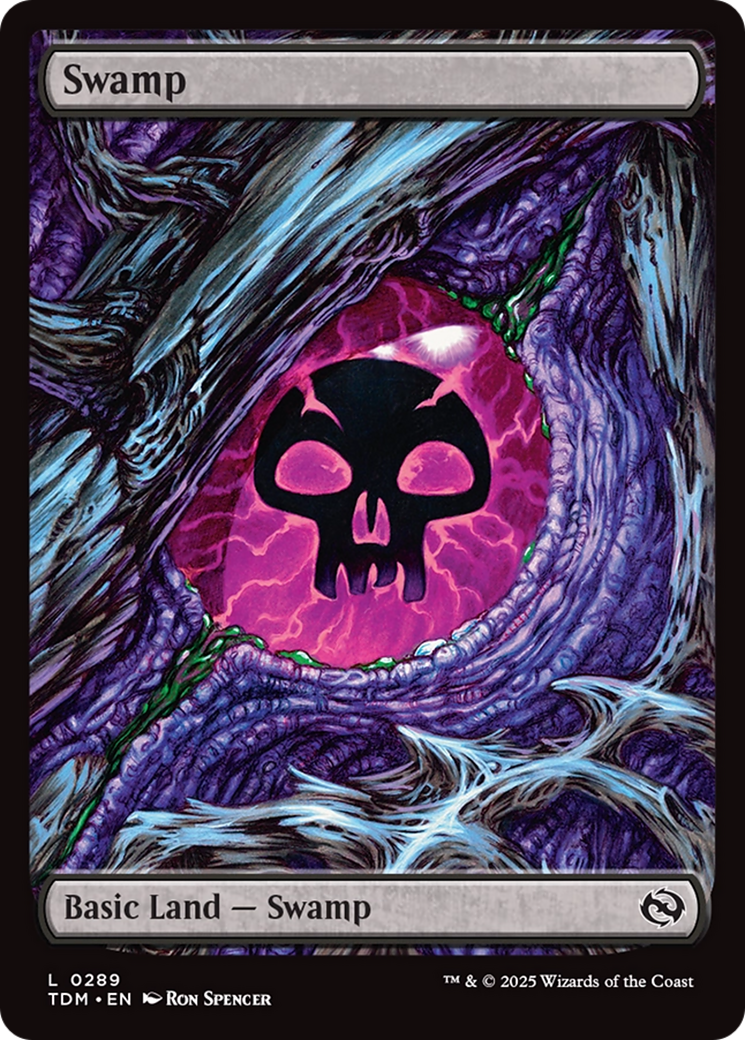 Swamp (0289) [Tarkir: Dragonstorm] | Shuffle n Cut Hobbies & Games