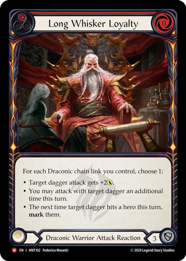 Long Whisker Loyalty [HNT102] (The Hunted)  Rainbow Foil | Shuffle n Cut Hobbies & Games