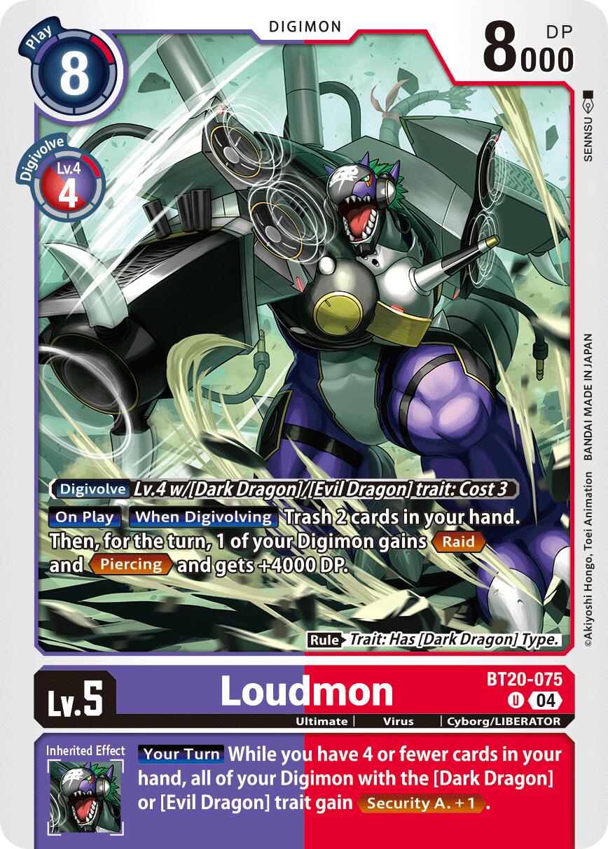 Loudmon [BT20-075] [Release Special Booster Ver.2.5] | Shuffle n Cut Hobbies & Games