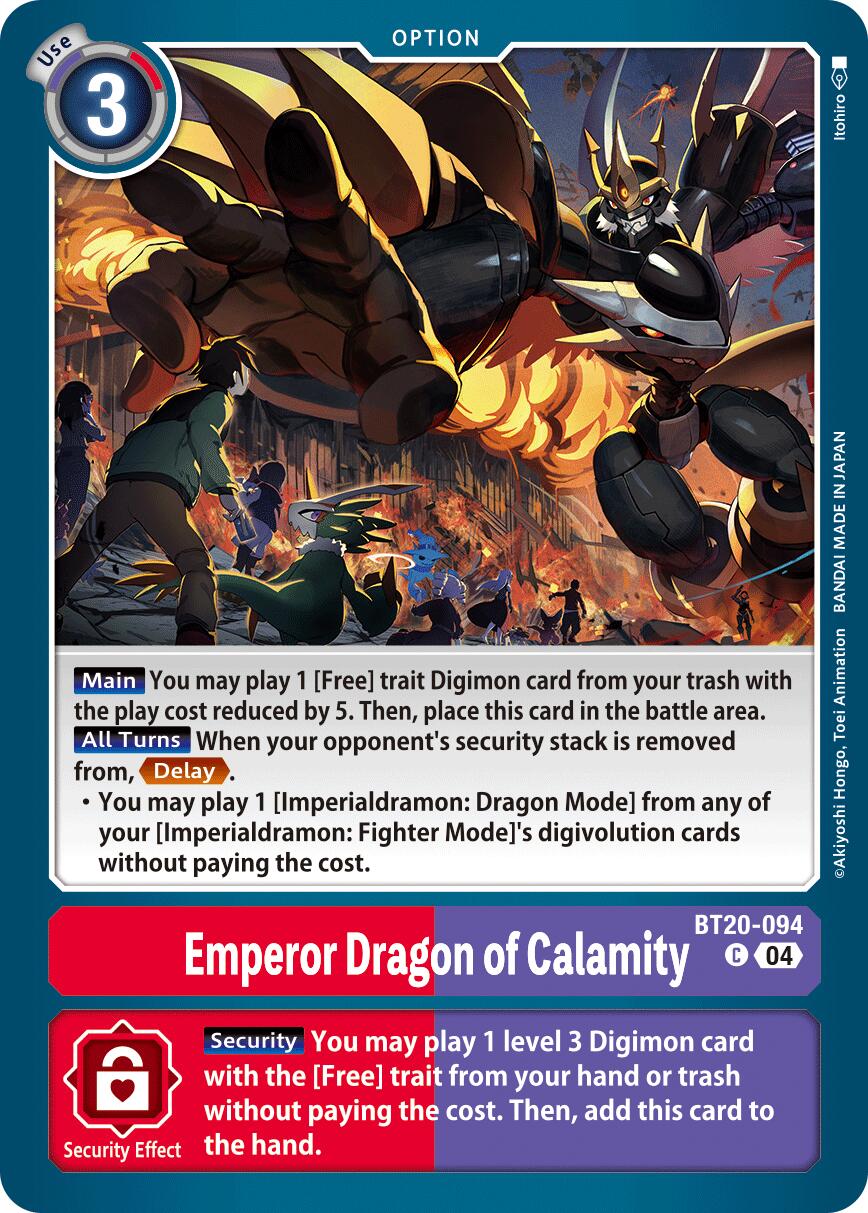 Emperor Dragon of Calamity [BT20-094] [Release Special Booster Ver.2.5] | Shuffle n Cut Hobbies & Games