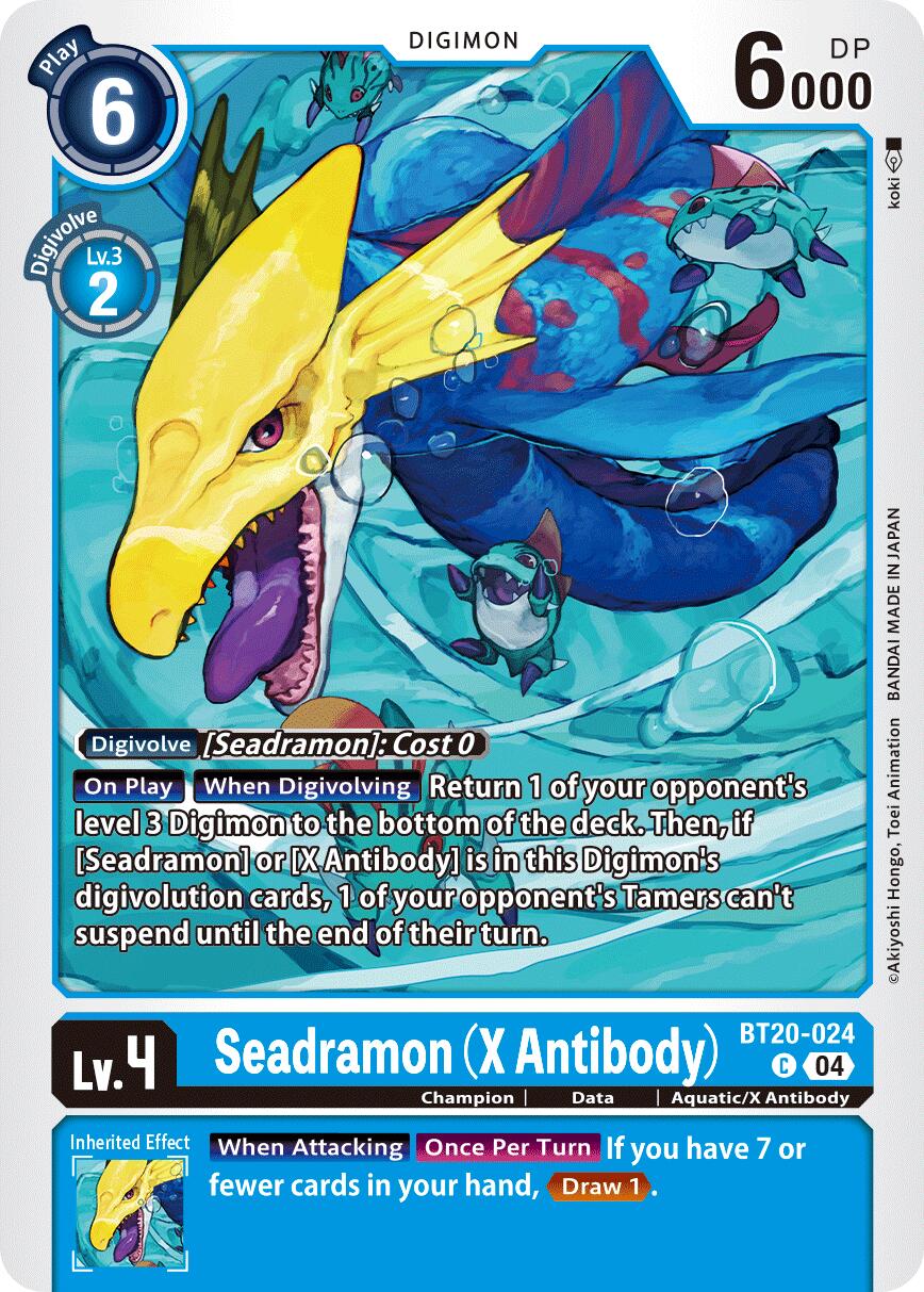 Seadramon [BT20-024] (X Antibody) [Release Special Booster Ver.2.5] | Shuffle n Cut Hobbies & Games
