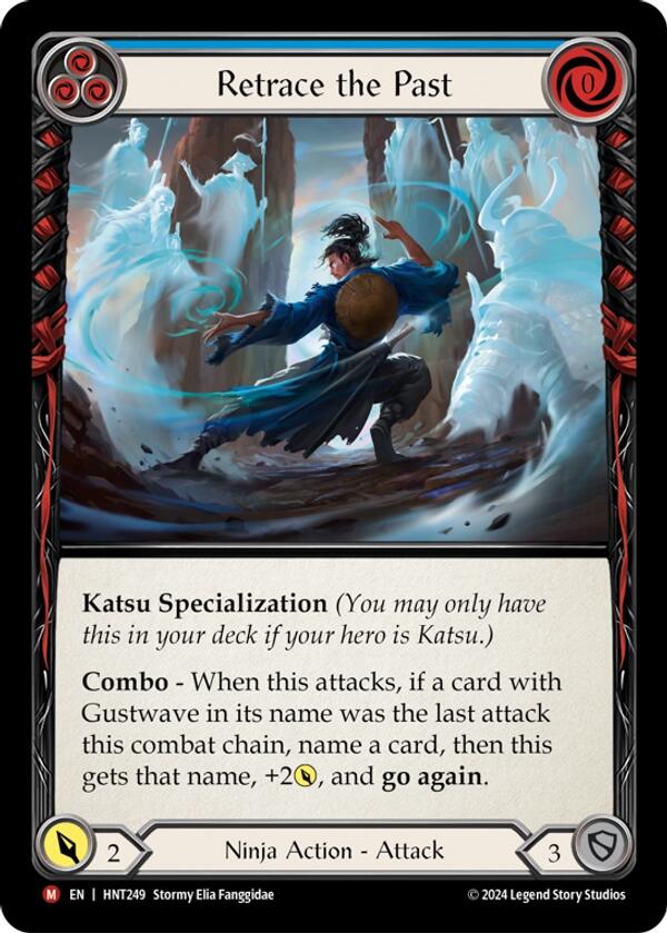 Retrace the Past [HNT249] (The Hunted)  Rainbow Foil | Shuffle n Cut Hobbies & Games